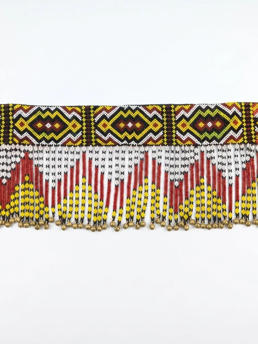 Filipino Gala Belt, Beaded Art, Bronze, Mindanao